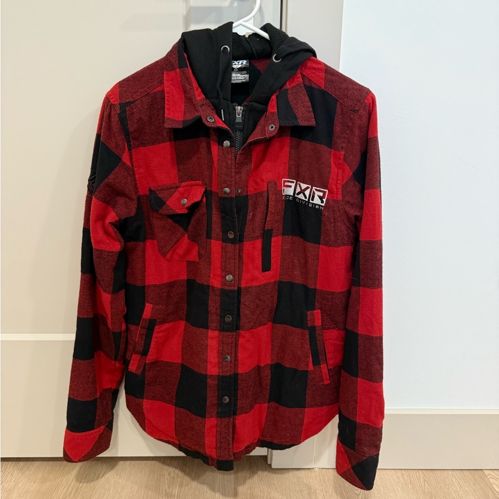 FXR Women's Red and Black Plaid Jacket